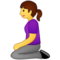 Woman Kneeling emoji on Samsung